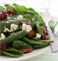 Spinach & Pear Salad with White Balsamic Vinaigrette